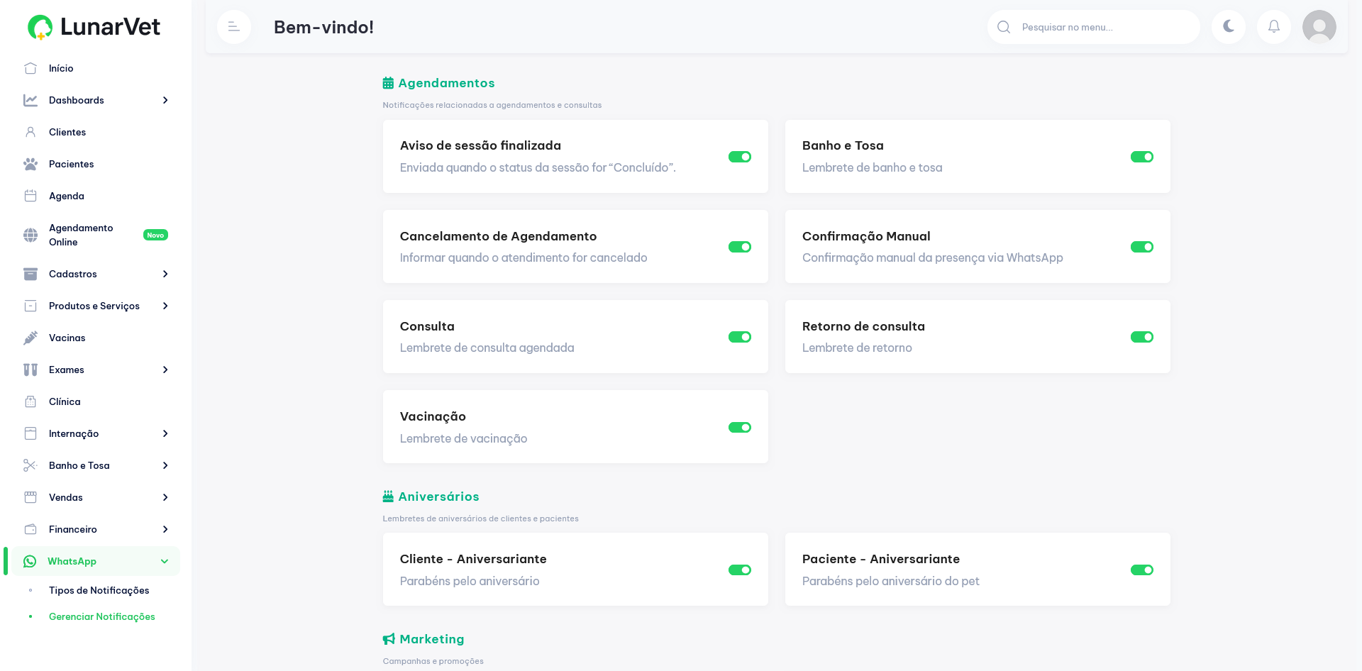 Notificações